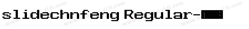 slidechnfeng Regular字体转换